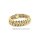 Armband Doppelpanzer echt Gold 585 halbmassiv Länge 19cm