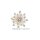 Anhänger f.Kette Blume 585 Gold 14kt mit Tansanit