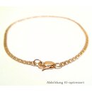 Arrmband Doppelpanzer Zwillingspanzer 585 Rotgold 14kt, 18cm