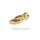 Anhänger f. Kette 3 Ovale mit Zirkonia Gold 333