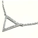 SILVERGLAM Collier Halskette "Dreieck" Silber...