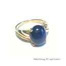 Damenring mit Lapislazuli 333 Gold 8kt Ringweite 54