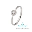 Verlobungsring Antragsring echt Silber mit 12 Zirkonia Ringweite 56