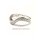 SILVERGLAM Ring Silber 925 mit Zirkonia Ringweite 50