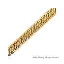 Armband Gold 585 Glanz Achterpanzermuster...
