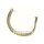 Armband Gold 585 Glanz Achterpanzermuster Kastenschloß Länge 19cm