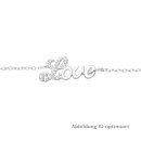 dj - Armband "LOVE" Echt Silber mit Zirkonia...