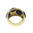 Goldring Vintage mit Lapislazuli 18kt. Gold 750 Ringweite 54