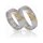 Trauringe Eheringe zweifarbig aus Gelb/Weißgold mit Brillant Diamant