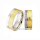 Trauringe Eheringe zweifarbig aus Gelbgold/Weißgold mit  Brillanten