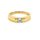 Verlobungsring Solitärring mit großem Diamant Spannringoptik echt Gold 585 Glanz Ringweite 53