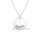 dj - Silber Collier "Love" inkl. Kette 45cm