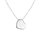 Lovely Hearts Silbercollier Halskette mit kleinem Silberherz Kettenlänge ca. 45cm