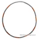 Collier Edelstahl bicolor rot/weiß 45cm...