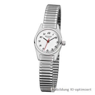 Regent Damenuhr Zugband Edelstahl F-270