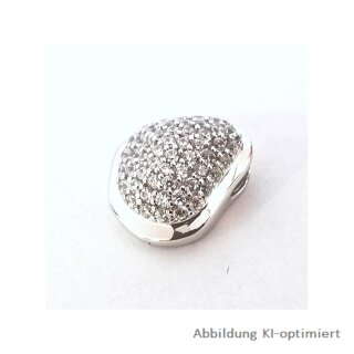 Kettenanhänger Gleiter Anhänger echt Silber 925 Zirkonia - SILVERGLAM