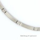 Collier Halskette Titan grau mattiert/poliert 45cm