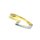 Damenring, Verlogungsring Gold zweifarbig gelb/weiß mit Zirkonia Ringweite 58