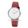 Regent Damen rot Lederband Zirkonia BA-527