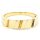 Damenring massiv Gold 585 gefurcht und poliert Ringweite 54