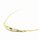 Collier Halskette mit glänzendem Mittelteil Safir, Zirkonia echt Gold 333 Länge 43cm
