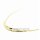Collier Halskette mit glänzendem Mittelteil Safir, Zirkonia echt Gold 333 Länge 43cm