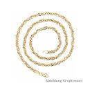 Fantasiekette echt Gold 333 Glanz Breite 3mm Länge 48cm
