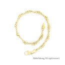 Armband Fantasie echt Gold 333 halbmassiv Glanz Breite...
