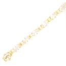 Armband mit Kristallen echt Gold 375 Länge 19cm