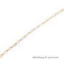 Armband mit Kristallen echt Gold 375 Länge 19cm