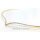 Collier V-Form mit Brillanten echt Gold 585 Glanz Länge 41+2cm