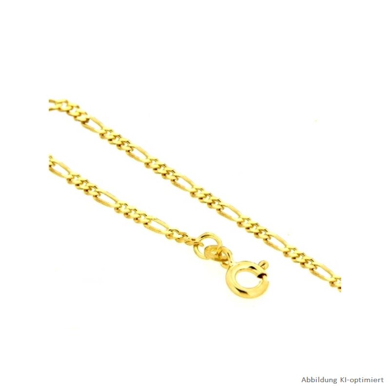 Figarokette Aus Edelstahl – 3mm/5mm/8mm, Silber/Schwarz/Gold, 45-75 Cm, Klassisches Design