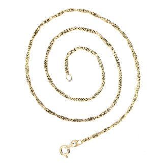 Halskette gedreht echt Gold 333 Länge 40cm