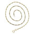 Halskette gedreht echt Gold 333 Länge 40cm