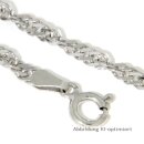 Singapurarmband echt Silber 925 Länge 19cm