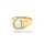 Damenring mit Perle echt Gold 585 Glanz Ringweite 54