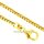 Panzerarmband echt Gold 585 Glanz 19,5cm