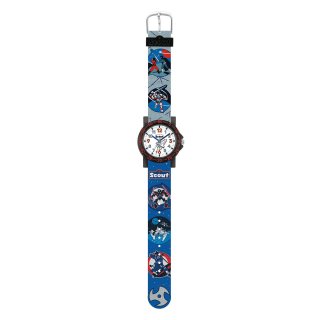 SCOUT Kinderuhr IT-Collection Raumschiff blau 280375026