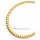 Collier Halskette Kragenkette Welle echt Gold 333 Glanz 43+5cm
