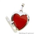 Anhänger Medaillon Amulett Herzform echt Silber 925...
