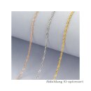 Singapurkette echt Silber 925 Glanz 45cm