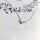 Halskette Collier Infinity echt Silber 925 Zirkonia Länge 43cm