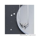 Halskette Collier Spirale Zirkonia echt Silber 925 Länge 43cm