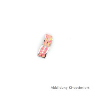 Gleiter Anhänger echt Silber 925 mit lachsfarbenem synth. Opal