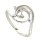 Damenring Spirale mit Zirkonia echt Silber 925 Glanz