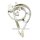 Damenring Spirale mit Zirkonia echt Silber 925 Glanz
