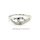 Damenring echt Silber 925 matt/Glanz mit Zirkonia