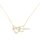 Halskette mit Herz und Ring Zirkonia echt Gold 585 Glanz 40+4cm