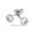 Ohrstecker 925 Silber rhodiniert mit Zirkonia – ca. 4 mm