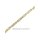 Armband Fantasie bicolor mit kleinen Diamanten echt Gold 585 Glanz 19,5cm